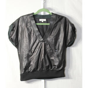 A.O.T.C leather Top sz. XS